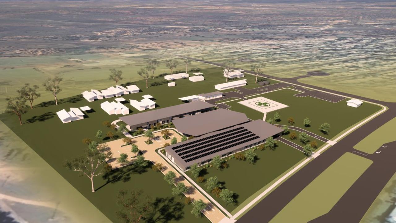 An artist's impression of the new Moranbah Hospital. Picture: Contributed