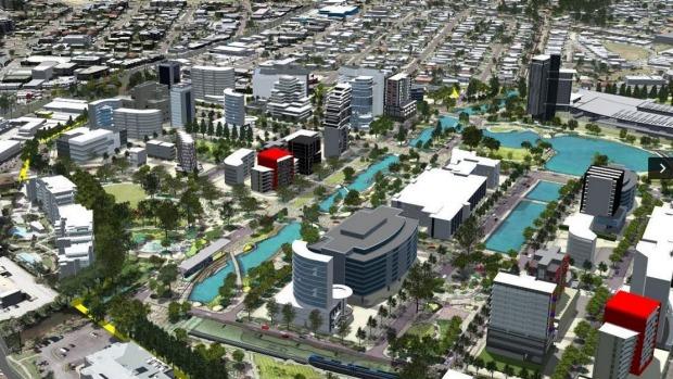 The new-look SunCentral Maroochydore to be developed over the next 20 years. Photo: Supplied. Picture: Supplied