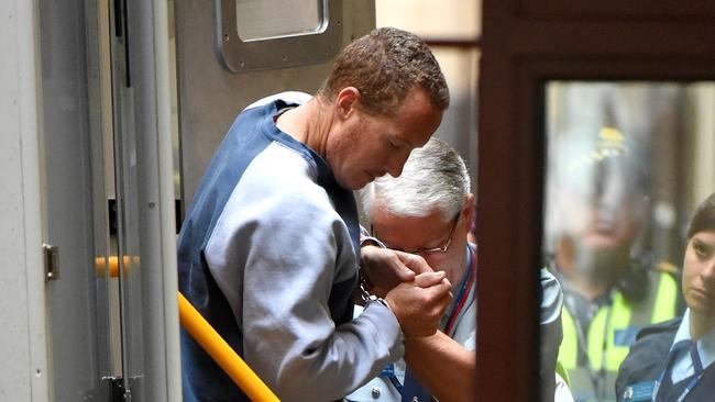 Tim Baker arrives at court. Picture: Nicole Garmston