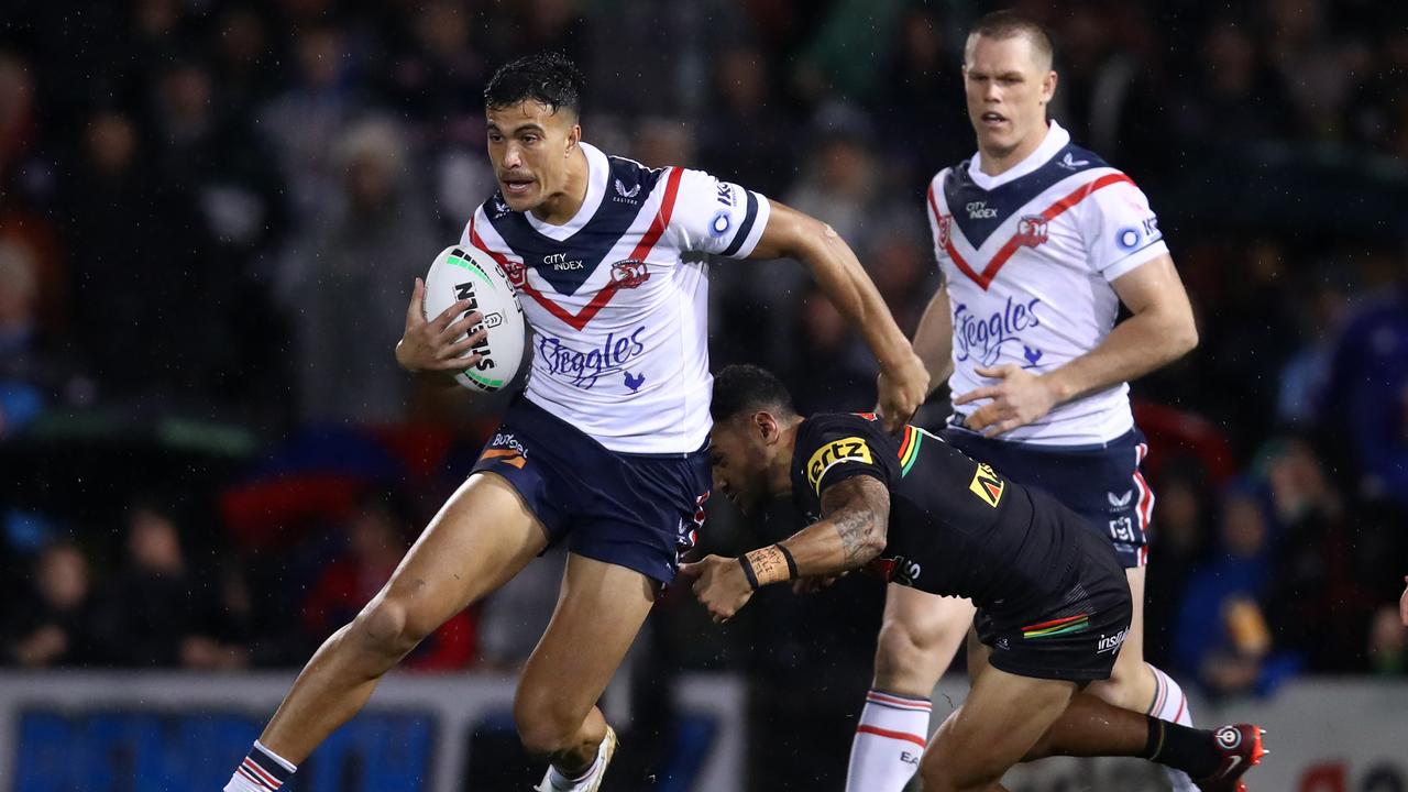 Rugby is plotting a mega raid of NRL talent. It’s set to start with a $10m bid for a Roosters star – Fox Sports