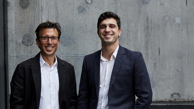 Afterpay founders Nick Molnar and Anthony Eisen. Picture: Supplied