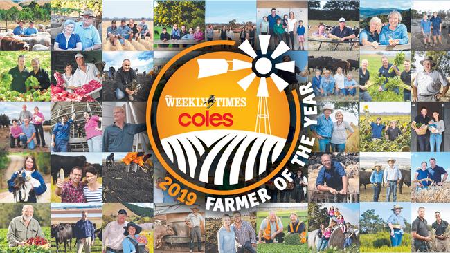 Online artwork for Coles Farmer of the Year