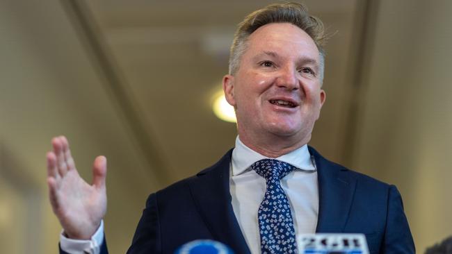 Chris Bowen is taking the easy way out by holding out on considering SMRs in the green energy technology mix. Picture: NCA NewsWire / Gary Ramage