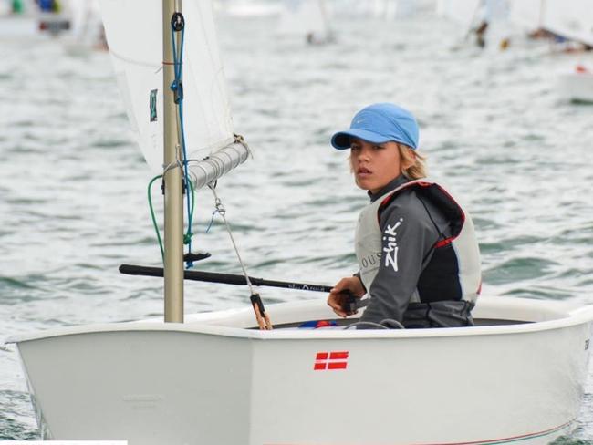 Linus Talacko, 14, will represent Australia at the Optimist North-American Championships in Canada this month.