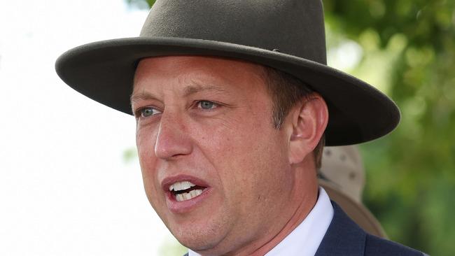 Queensland Premier Steven Miles in Rockhampton. Picture: Adam Head