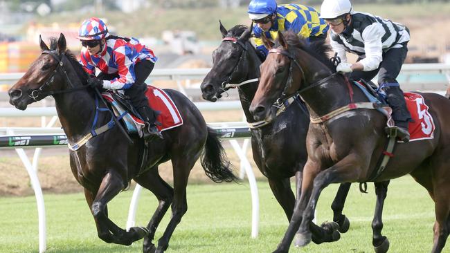 Not ideal: Weather forecasts suggest up to 25mm of rain could fall in Brisbane at the Eagle Farm reopening on Queensland Oaks Day. Picture: Jono Searle