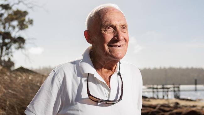 Ian Cameron, the founder of Cameron of Tasmania, the nation’s major supplier of Pacific oyster spat and the producer of arguably Australia’s finest live oysters, has sadly died. Picture: Peter Mathew