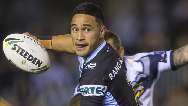 Valentine Holmes is leaving Cronulla to pursue a career in the NFL.