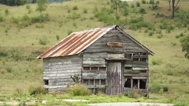 A shed on Lachlan McAleer’s 500-acre farm