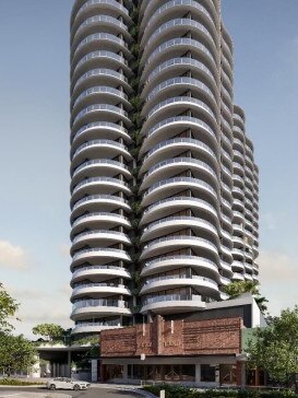 An artist’s impression of BeckDev’s Palais Coolangatta.