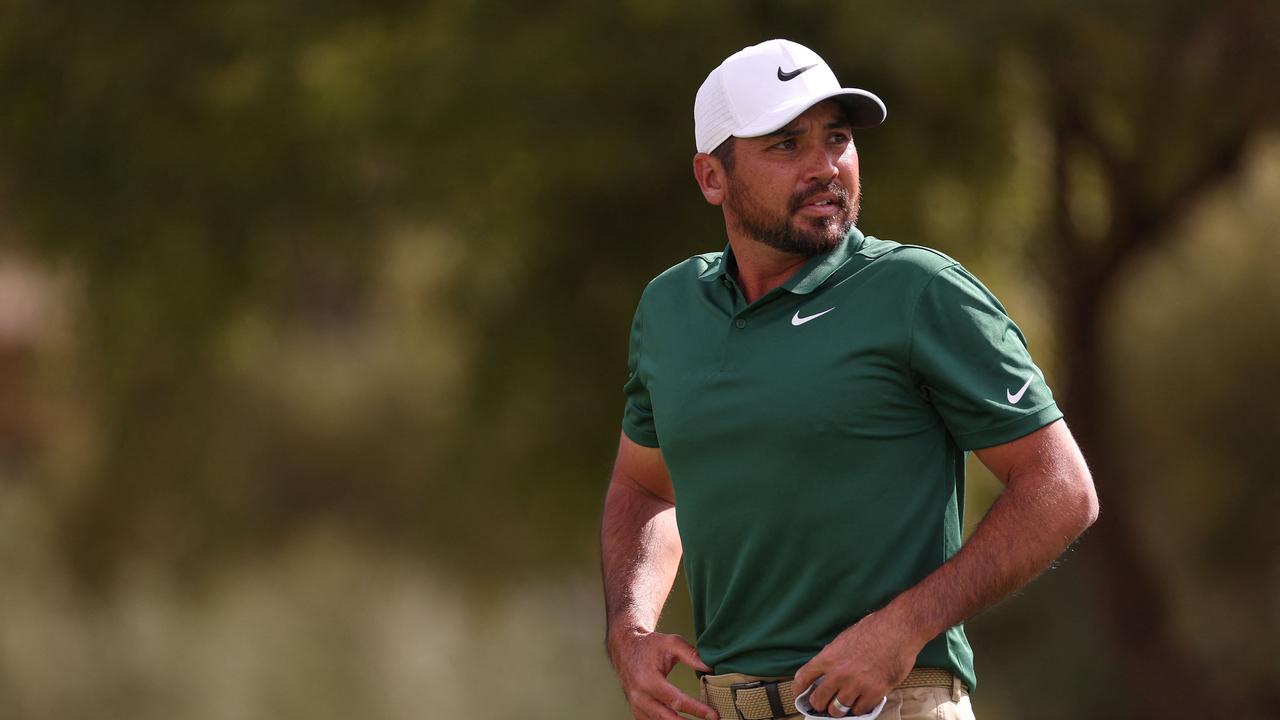 SCOTTSDALE, ARIZONA - FEBRUARY 12: Jason Day of Australia looks on from the fifth tee during the final round of the WM Phoenix Open at TPC Scottsdale on February 12, 2023 in Scottsdale, Arizona. Steph Chambers/Getty Images/AFP (Photo by Steph Chambers / GETTY IMAGES NORTH AMERICA / Getty Images via AFP)