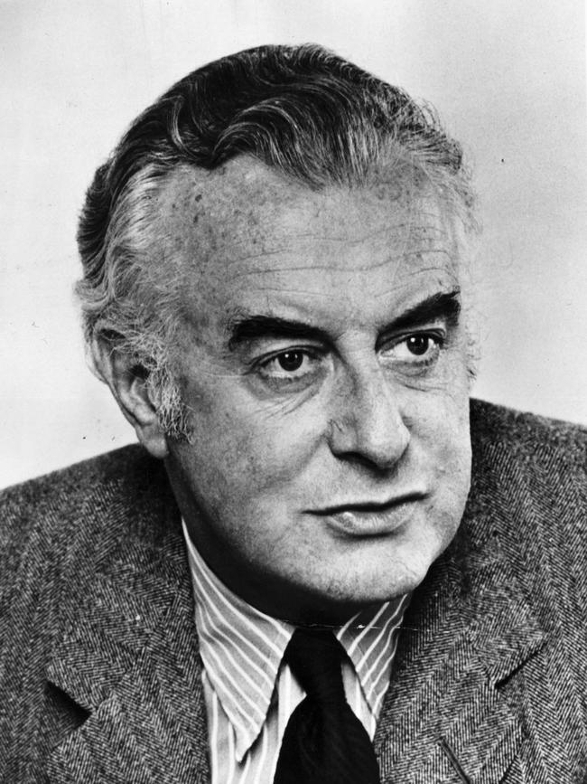 A new biography by Troy Bramston will detail the life and legacy of the late Gough Whitlam, 50 years on from his dismissal. Picture: Central Press/Getty Images.