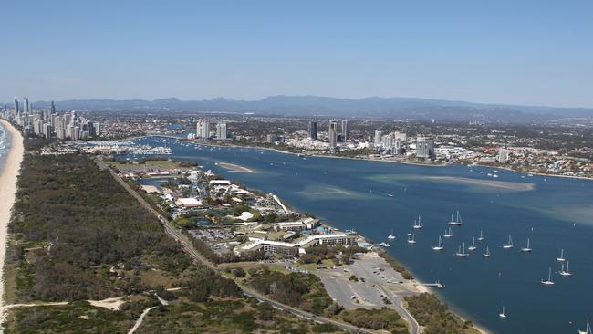 The future of planning at The Spit will be determined by council’s decision today on the high rise Mariner’s Cove project. Picture Mike Batterham