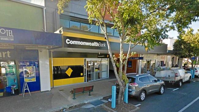 Mundy wanted to rob the Sandgate Commonwealth Bank branch - but staff and police thwarted him. Picture: GOOGLE MAPS