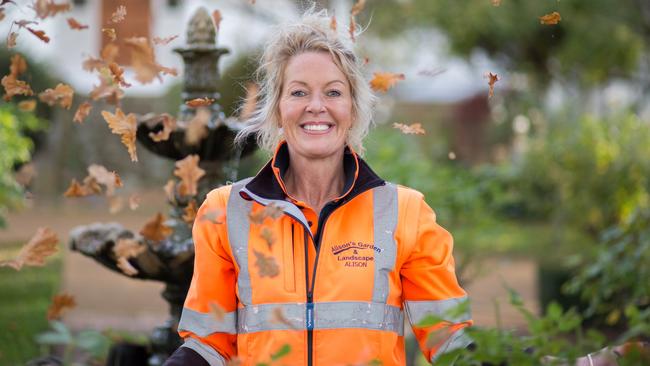 REWARD: Telstra Tasmanian Business Awards 2019 finalist Alison Flakemore, of Alison's Garden and Landscape. Picture: HEIDI FONOVIC