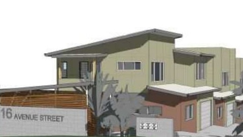 Plans have been lodged with City of Coffs Harbour for the development of five double-storey townhouse at 16 Avenue St, Coffs Harbour. Picture: Gavin Welsh Drafting