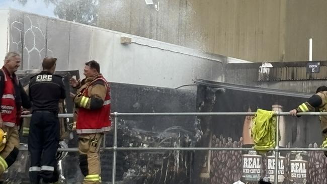 A fire has caused significant damage at the Norco Foods milk factory on the Gold Coast. Photo: Jacklyn O'Brien