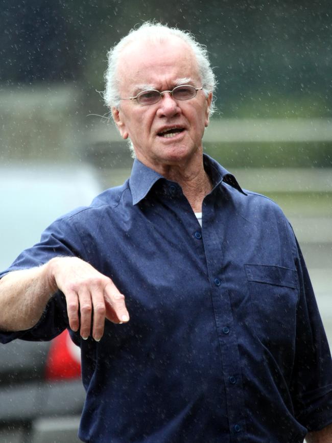 Colin Greatorix on a Currumbin Valley property where a client had horses being tested for Hendra Virus. Picture: Gold Coast Bulletin.