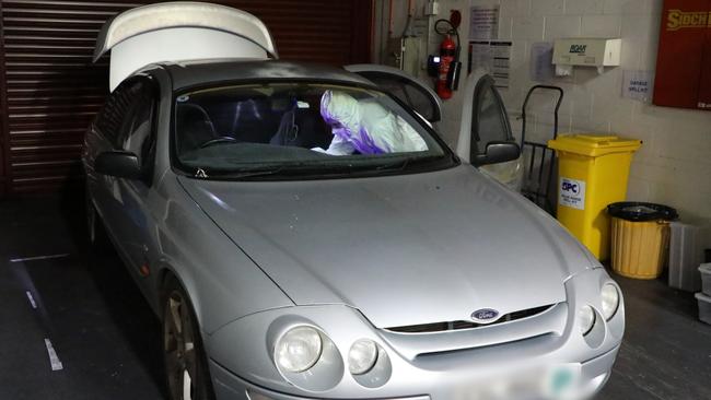 As part of ongoing investigations under Strike Force Chelonia, detectives executed a crime scene warrant on a Ford Falcon believed to be connected to MS Howell’s disappearance.