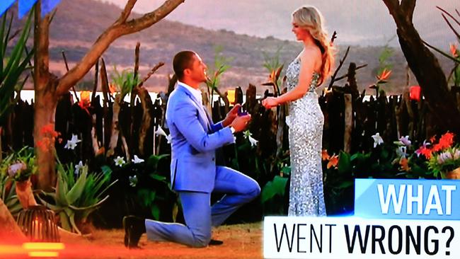 Ah, the innocent days: Blake Garvey proposing to Sam Frost in the finale before disappearing and dumping her without a word.