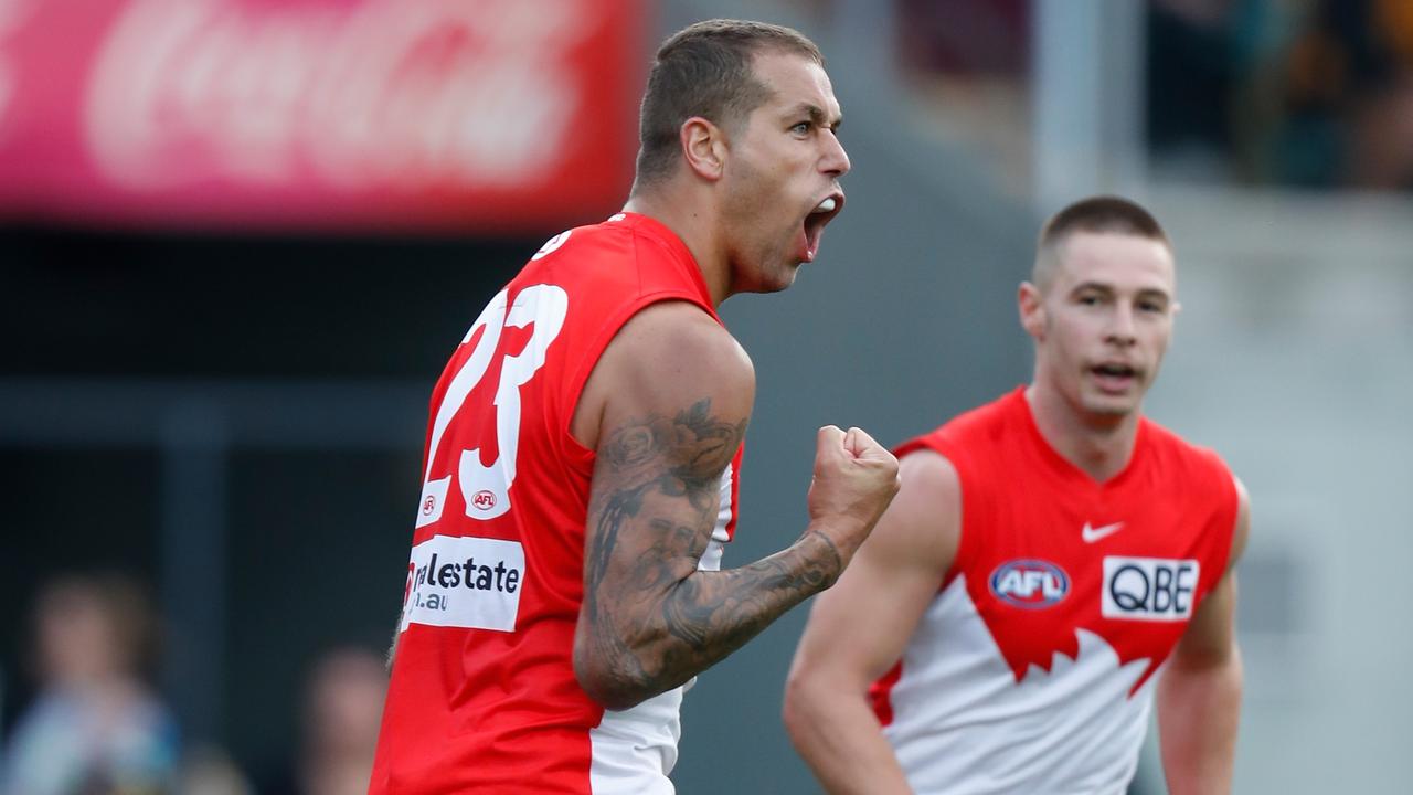 Sydney’s Lance Franklin is still delivering in the big moments. Picture: Getty Images