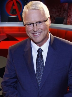 Ferguson’s partner, former Q&amp;A host Tony Jones. Picture: Supplied