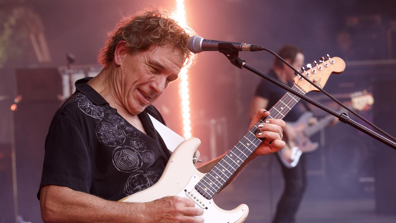 Ian Moss’s metallic manicure caught the attention of Cold Chisel fans on their recent tour. Picture: Robert Hambling / Supplied.