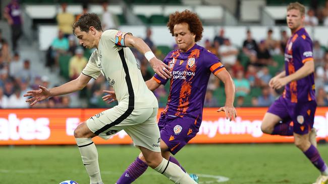 An A-League match at Perth’s HBF Park. Picture: Paul Kane/Getty Images.