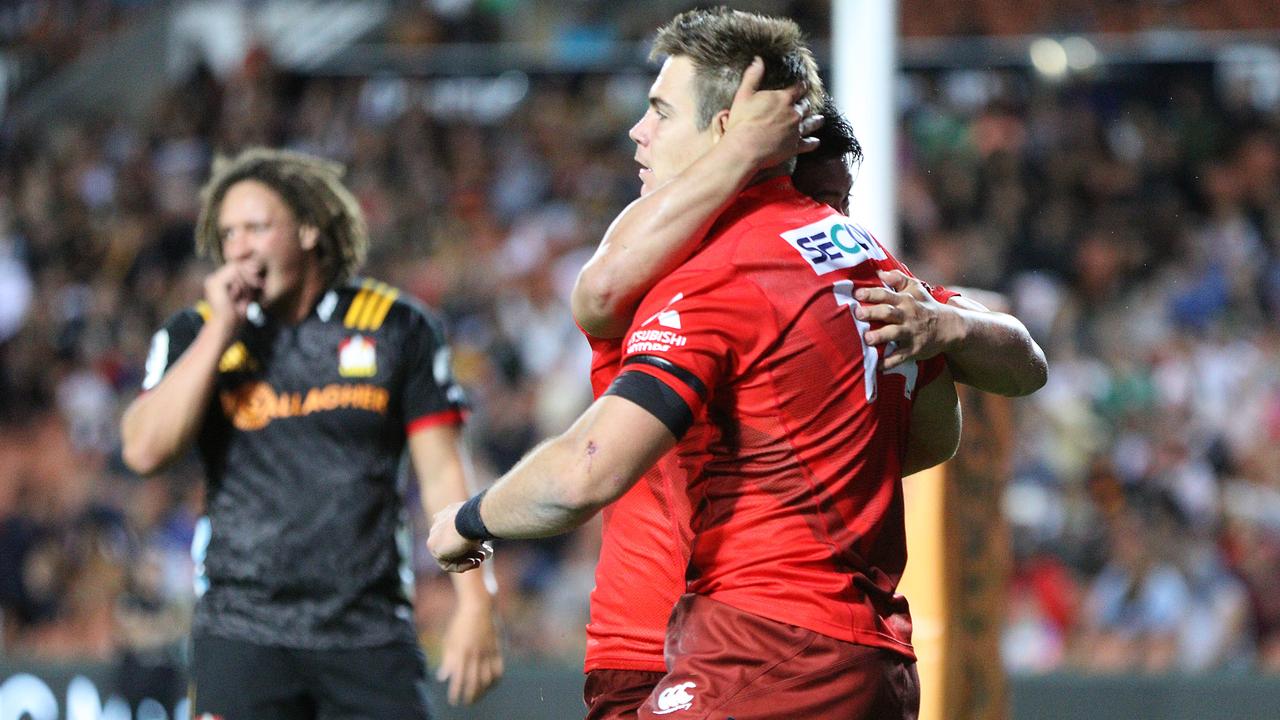 The Sunwolves have pulled off one of Super Rugby’s biggest upsets, defeating the Chiefs in Hamilton.