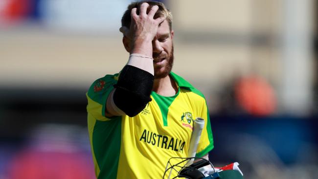 David Warner has not been his explosive self. Picture: Getty Images