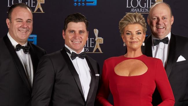 While Hutchy battles the bulge, Rebecca Maddern is in Sydney for Nine’s big budget new extreme game show Ninja Warrior. Picture: Gina Milicia / Channel 9