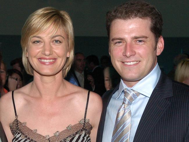 Tara Brown &amp; Karl Stefanovic, pictured together at a Channel 9 function in 2006.