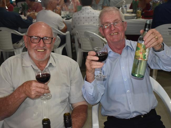 Ron and Pat from Stanthorpe at the Italian long lunch, February 25, 2024.