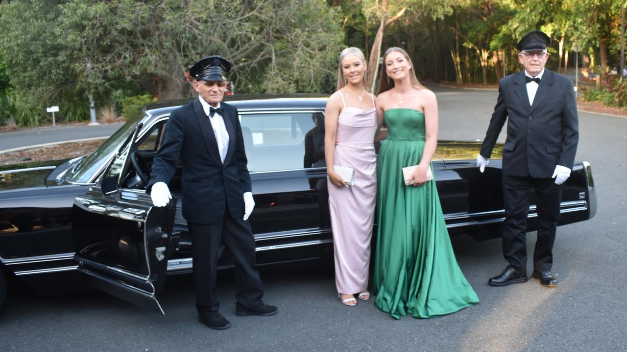 St Teresa's Catholic College students arriving at their 2022 graduation ceremony. Picture: Eddie Franklin