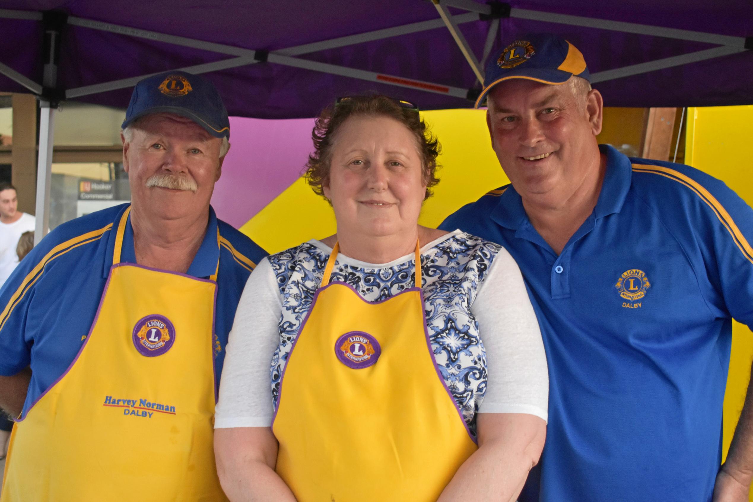 Elizabeth Kuruilaca, Ross Barnes, Peter Brown. Picture: Ebony Graveur