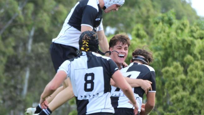 AIC First XV rugby action between Iona and Ashgrove.