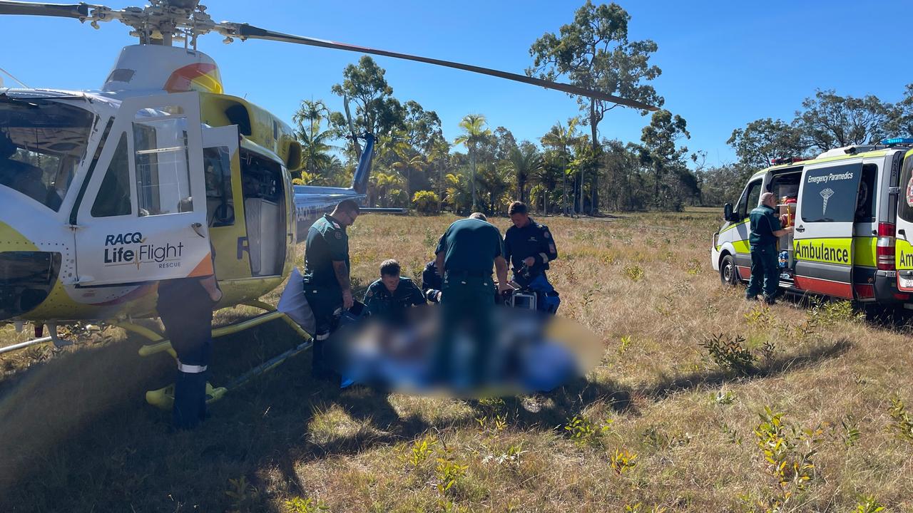 A man suffered significant burns during an incident at Pacific Haven.