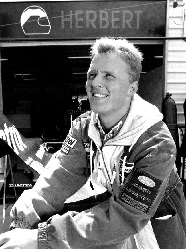 Former F1 driver Johnny Herbert said Schumacher’s signature raised hopes. (Pic by unidentified staff photographer)