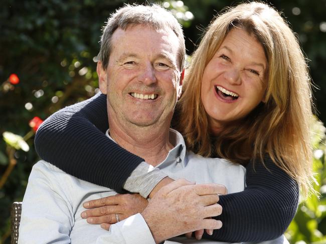 Neale Daniher and his wife Jan. Picture: David Caird