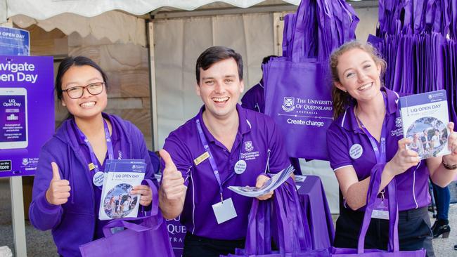 The University of Queensland are holding their open day on Sunday, August 4. Pic: Supplied