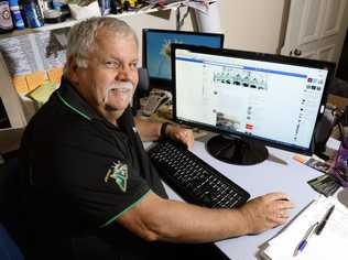 Jacko started a Facebook page entitled Lost Ipswich and it is going gangbusters with almost two thousand likers. Photo: Rob Williams / The Queensland Times. Picture: Rob Williams