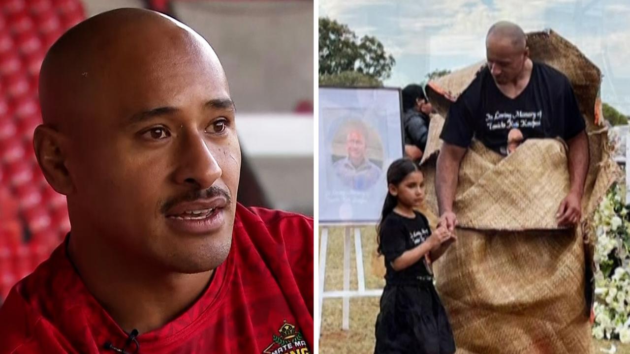 Tonga star Felise Kaufusi has opened up on the heartbreaking loss of his dad.