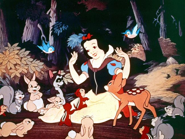 scene from 1937 Disney film animation Snow White and the Seven Dwarfs