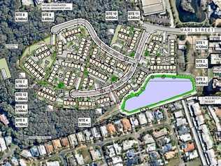 Plans show the layout for 318 new units to be built by the Uniting Church at Alexandra Headland. Picture: Contributed