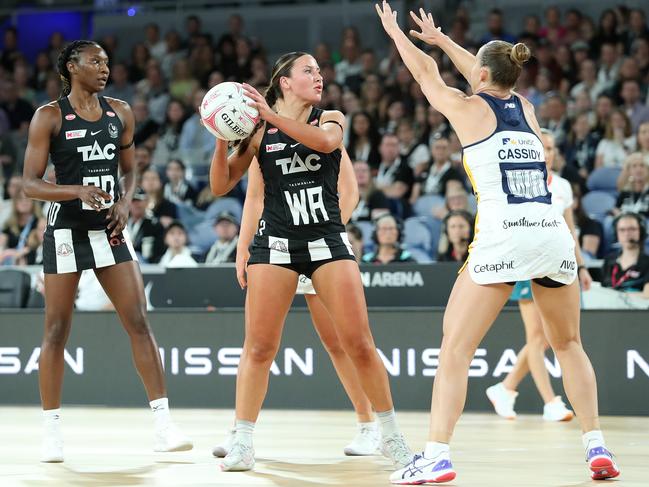 Browne was shown the bench for the first time this Super Netball season. Picture: Kelly Defina/Getty Images