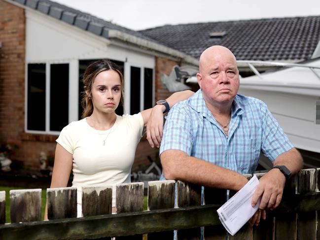 Sean McKay and his daughter Maddy McKay are furious about increasing home insurance premium hikes.