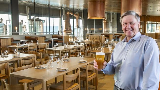 Tim Cooper at the new visitor centre at Coopers Brewery. Picture: Supplied