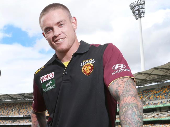 Claye Beams during his Brisbane Lions days. Picture: Jono Searle.