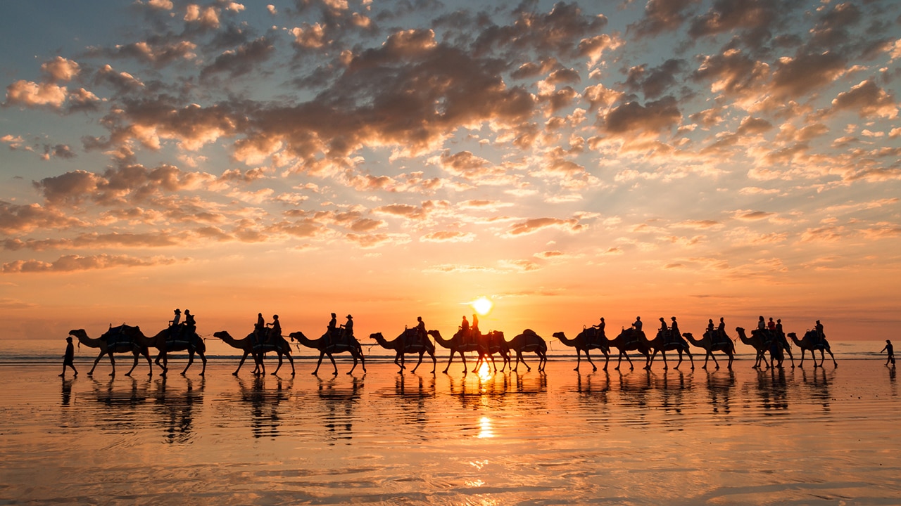 Camel rides in Broome is one for the bucket list. Picture: iStock
