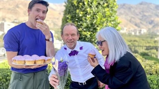 The pink cupcakes and purple flowers led Iran’s foreign ministry to reprimand the Australian Ambassador in person. Picture: Instagram.